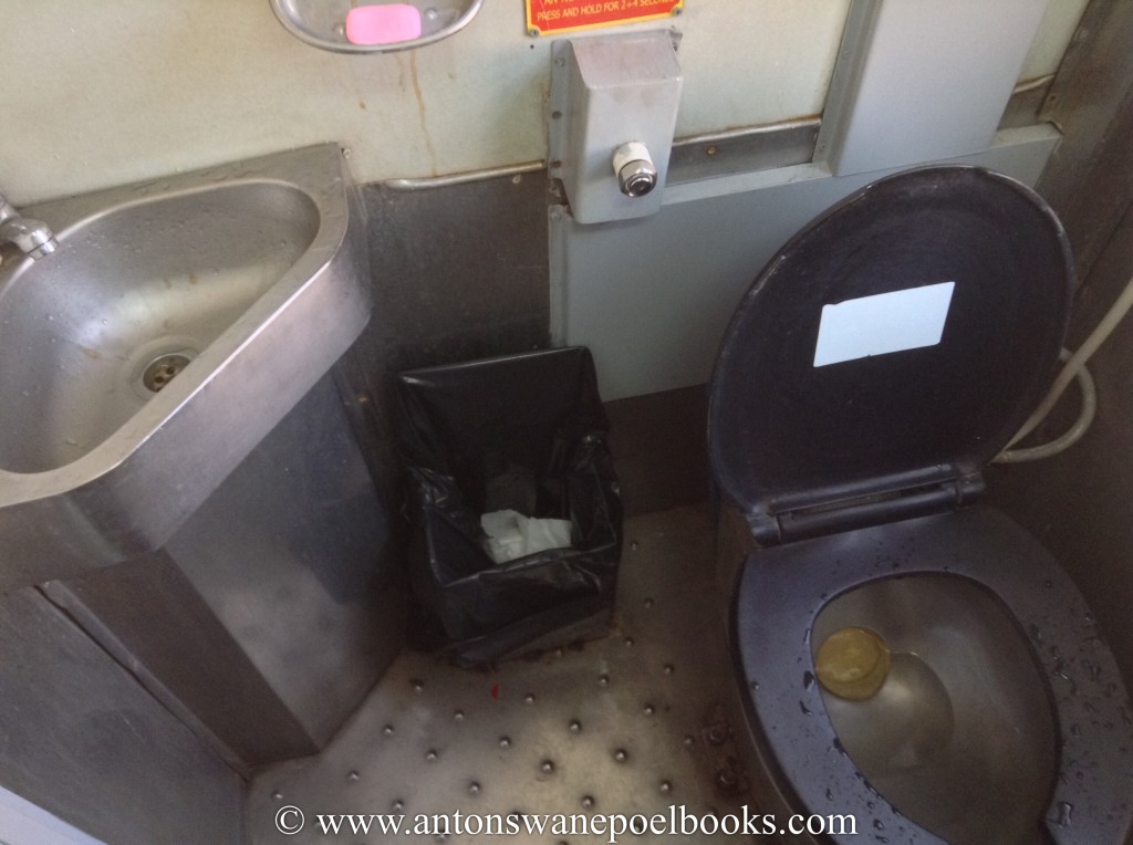 Toilet on train from Hanoi to Siagon